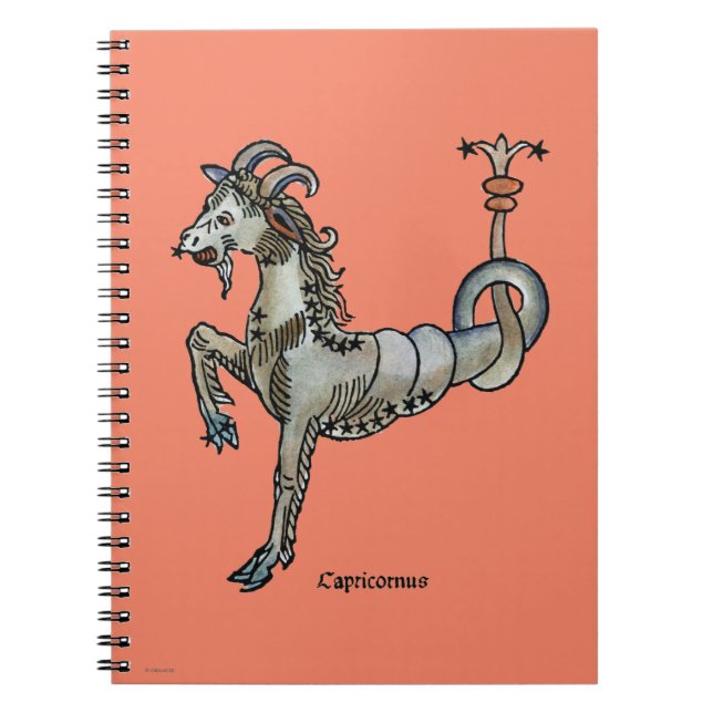 Zodiac: Capricorn, 1482 Notebook (Front)