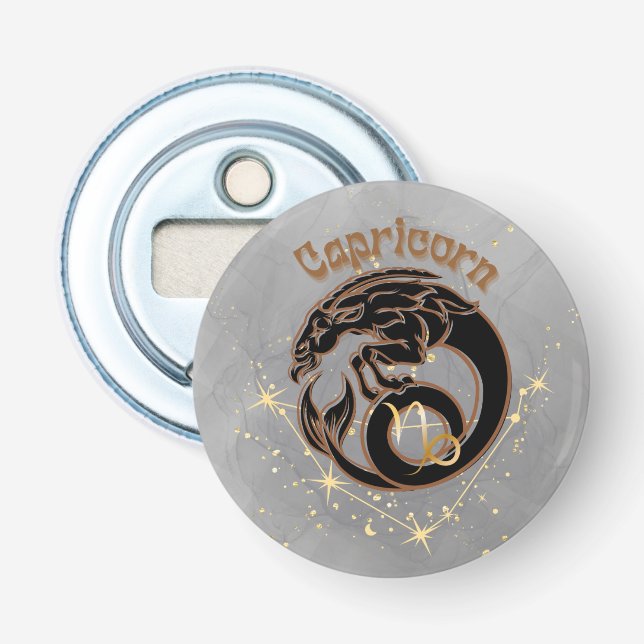 Zodiac Capricorn Bottle Opener (Front)