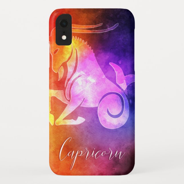 Zodiac : Capricorn Candy Colours Cell Phone Cover (Back)