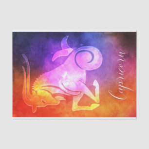 Zodiac : Capricorn Colourful Candy Colours Tissue Paper