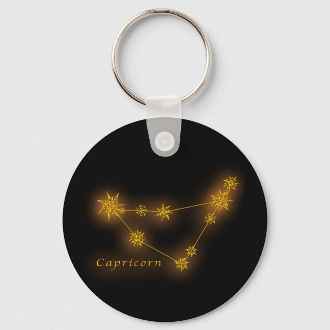 Zodiac - Capricorn Key Ring (Front)