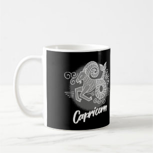 Zodiac Capricorn Symbol Coffee Mug