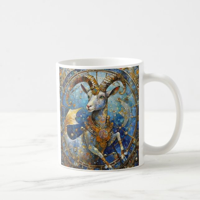 Zodiac - Capricorn the Sea Goat Coffee Mug (Right)