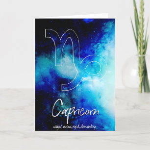 Zodiac : Capricorn Traits Card