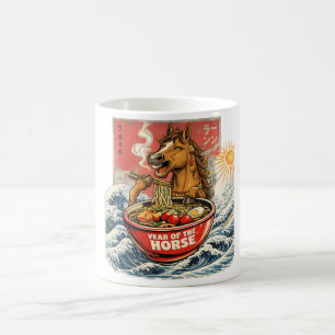 Zodiac Chinese New Year of The Horse 2026 Ramen Coffee Mug