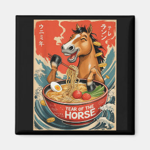 Zodiac Chinese New Year Of The Horse 2026 Ramen Me Magnet