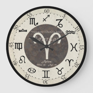 Zodiac Clock - Aries