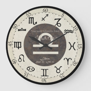 Zodiac Clock - Libra