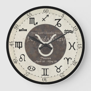 Zodiac Clock - Taurus