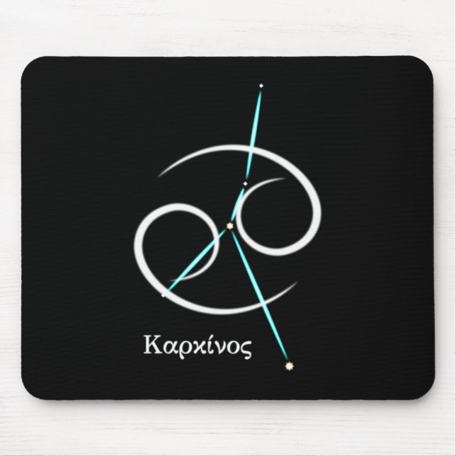 Zodiac Constellation Cancer Mouse Pad (Front)