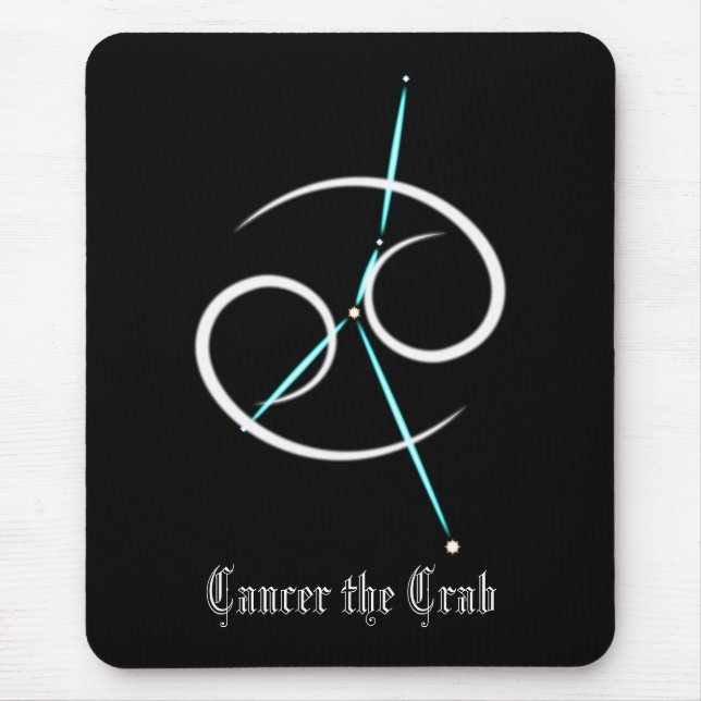 Zodiac Constellation Cancer Mouse Pad (Front)