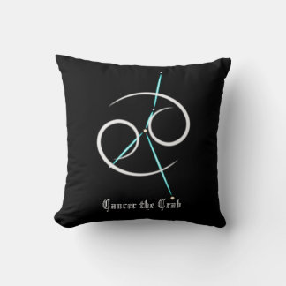 Zodiac Constellation Cancer Throw Pillow