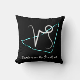 Zodiac Constellation Capricorn Throw Pillow