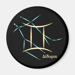 Zodiac Constellation Gemini Magnet
