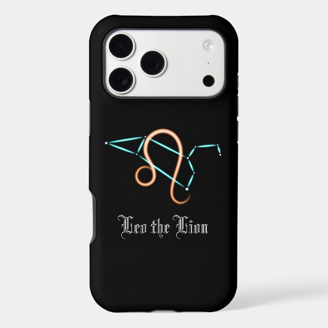 Zodiac Constellation Leo Case-Mate iPhone Case (Back)