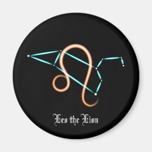 Zodiac Constellation Leo Magnet