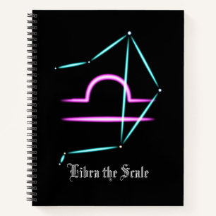 Zodiac Constellation Libra Notebook