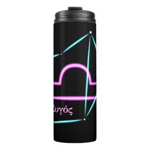 Zodiac Constellation Libra Thermal Tumbler