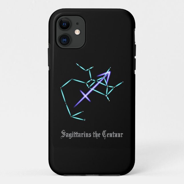 Zodiac Constellation Sagittarius Case-Mate iPhone Case (Back)