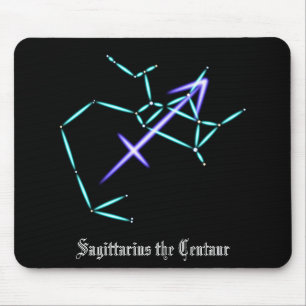Zodiac Constellation Sagittarius Mouse Pad