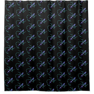 Zodiac Constellation Sagittarius Shower Curtain
