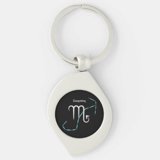 Zodiac Constellation Scorpio Keychain