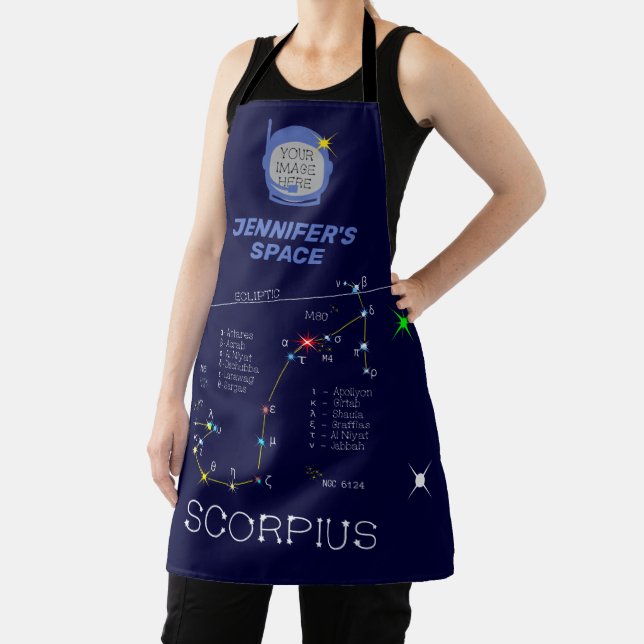 Zodiac Constellation Scorpius Apron (Insitu)