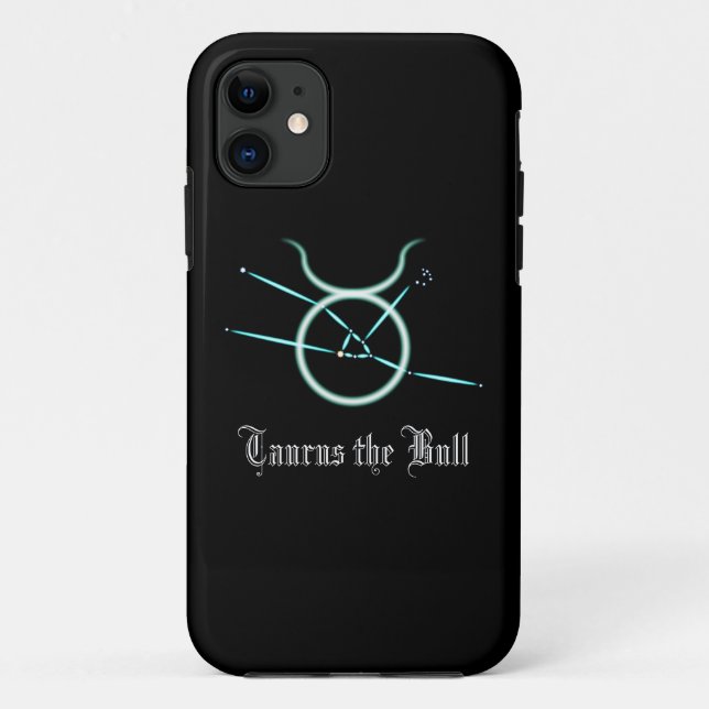 Zodiac Constellation Taurus Case-Mate iPhone Case (Back)