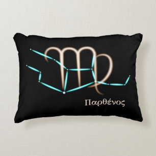 Zodiac Constellation Virgo Accent Pillow