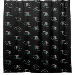 Zodiac Constellation Virgo Shower Curtain