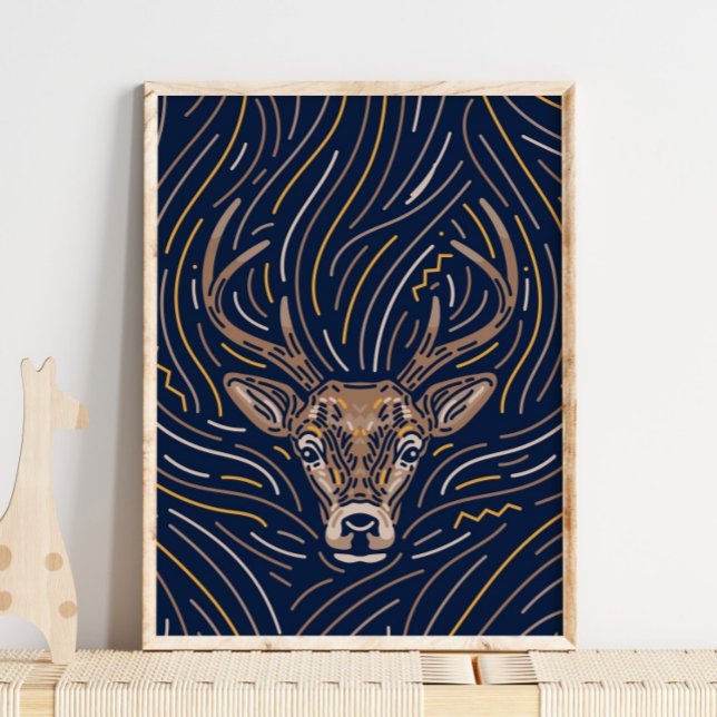 Zodiac Deer Animal Print | Deer Print (Creator Uploaded)