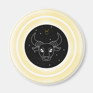 Zodiac Earth Element Taurus Magnet
