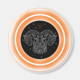 Zodiac Fire Element Aries Magnet