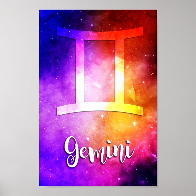 Zodiac : Gemini Candy Space Poster (Front)