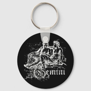 Zodiac Gemini Key Ring