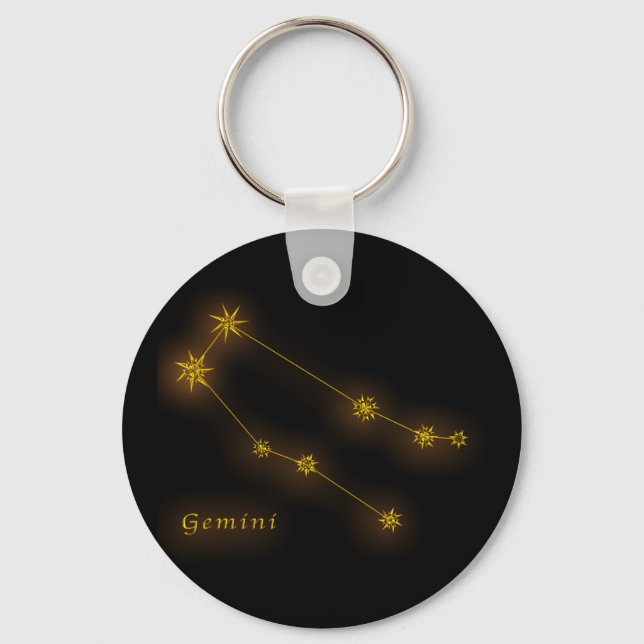 Zodiac - Gemini Key Ring (Front)