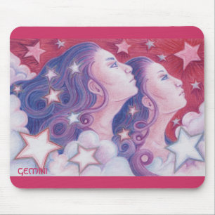 Zodiac Gemini mousepad