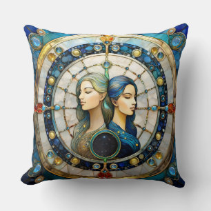 Zodiac - Gemini The Twins Cushion