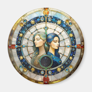 Zodiac - Gemini The Twins Magnet