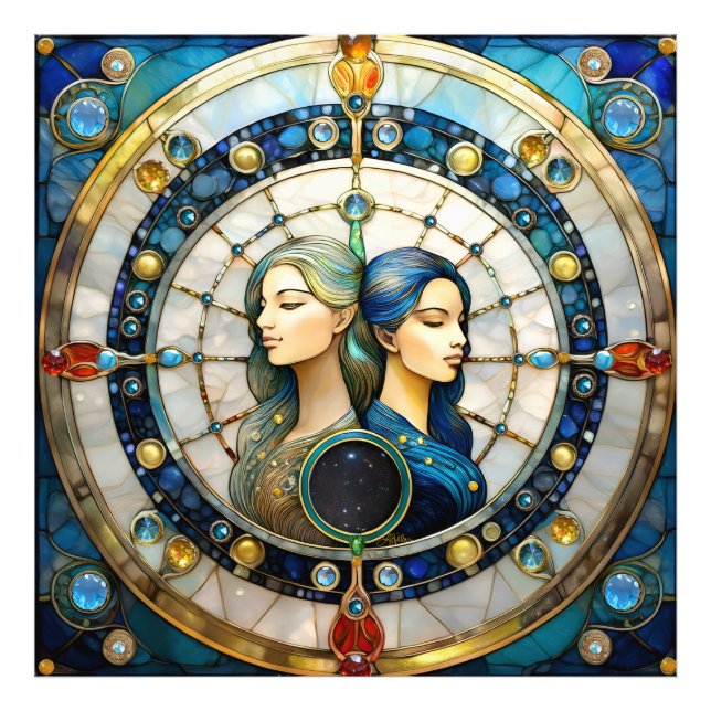 Zodiac - Gemini The Twins Photo Print (Front)