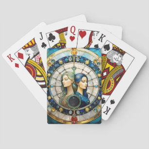 Zodiac - Gemini The Twins Playing Cards