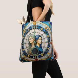 Zodiac - Gemini The Twins Tote Bag