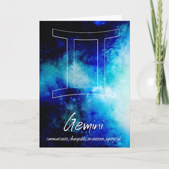 Zodiac : Gemini Traits Card (Front)