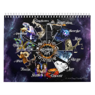 Zodiac Graphic Calendar