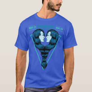 Zodiac Horoscope Sign Gemini Astrology Tarot T-Shirt