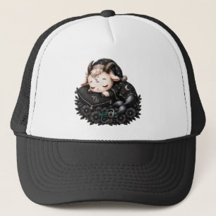 Zodiac Kawaii Neos Capricorn Trucker Hat