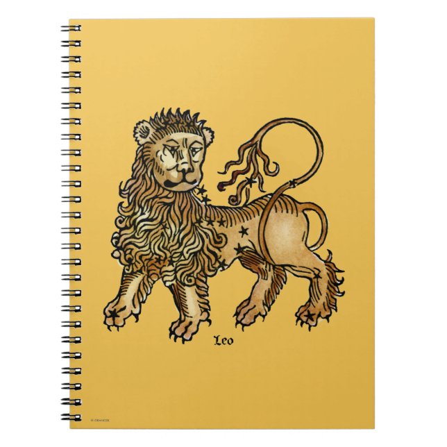 Zodiac: Leo, 1482 Notebook (Front)