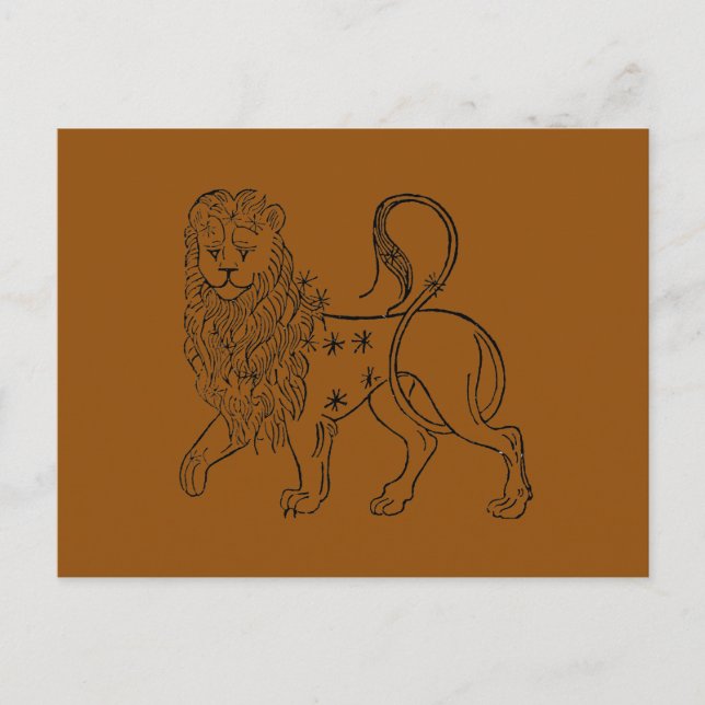 Zodiac: Leo, 1494 Postcard (Front)