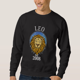Zodiac Leo Born in 2008 Sweatshirt