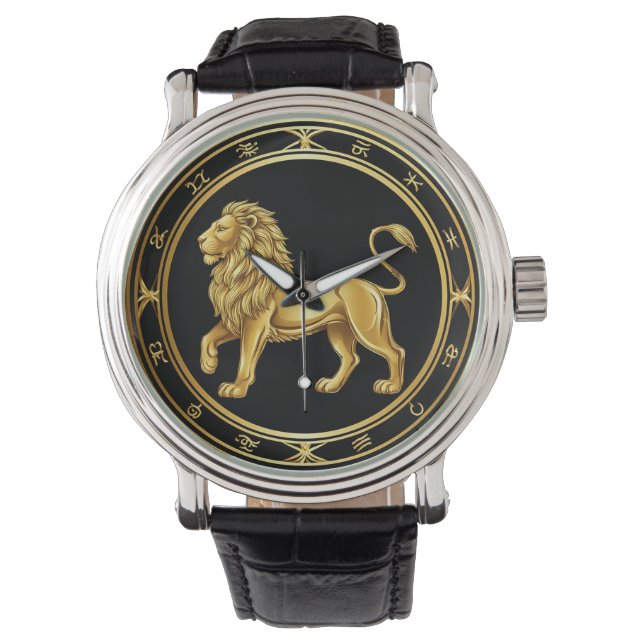 Zodiac Leo Emblem Watch (Front)